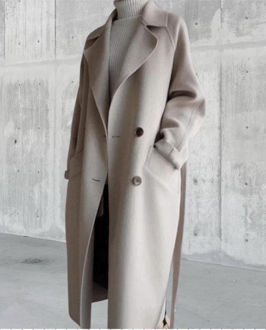 Amelia - Longline Wool Coat