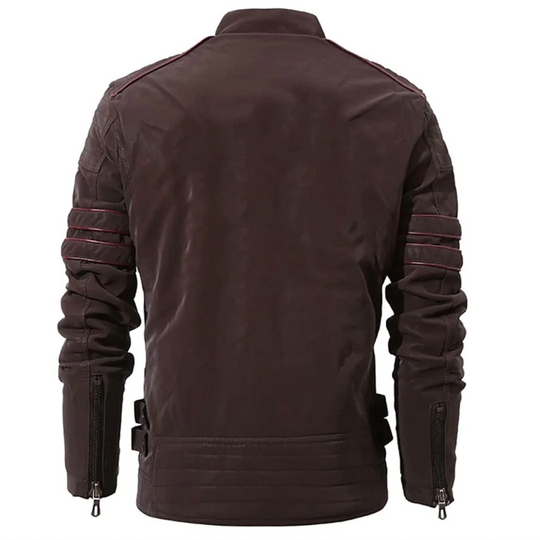 Vinizio Hombre Vintage Leather Jacket