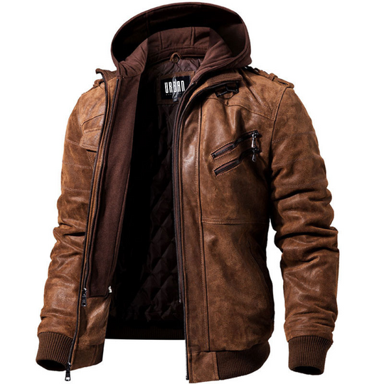 Executive Conquerer Genuine Leather Jacket