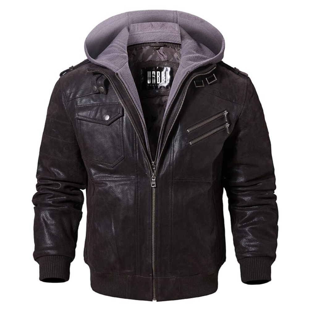 Executive Conquerer Genuine Leather Jacket