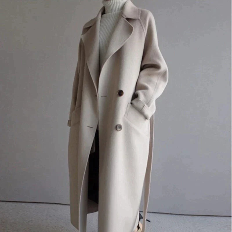 Amelia - Longline Wool Coat