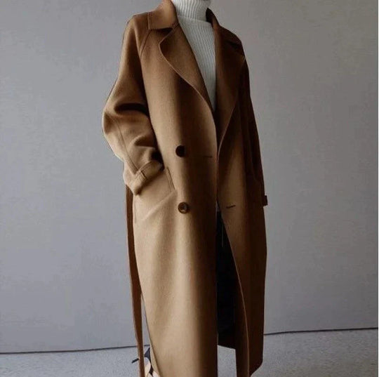 Amelia - Longline Wool Coat