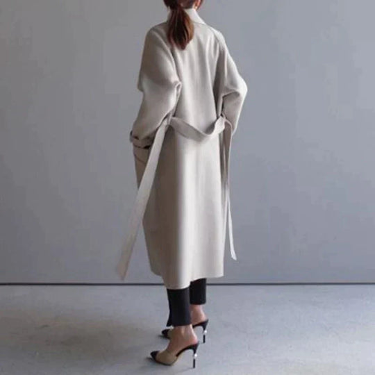 Amelia - Longline Wool Coat