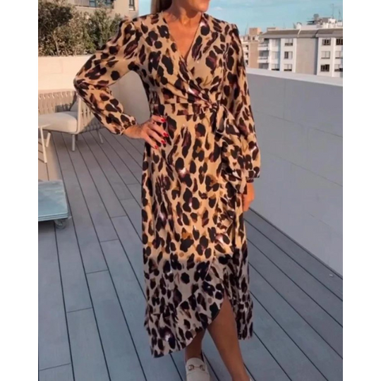 LISANDRA | LEOPARD DRESS