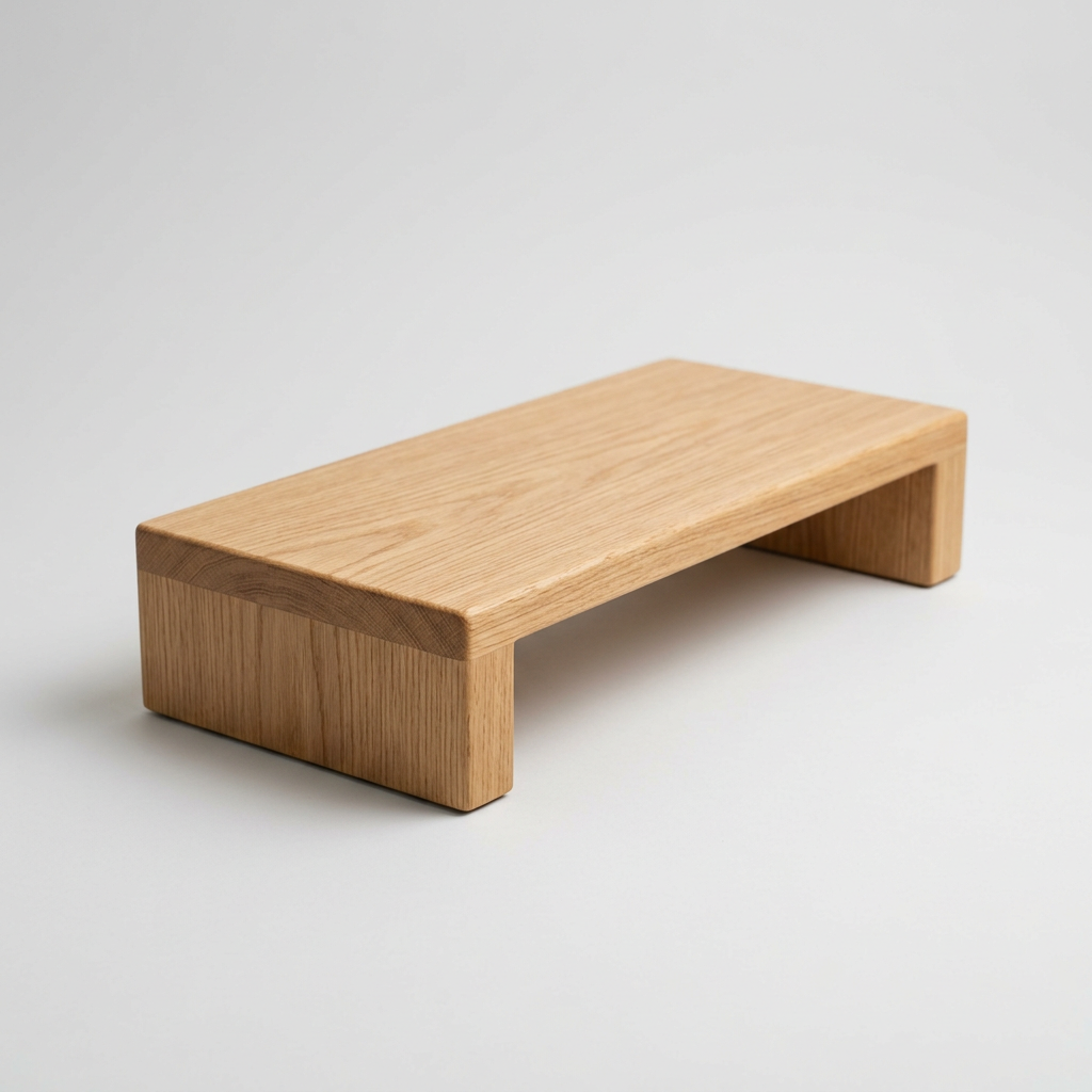 Signature Oak Monitor Stand