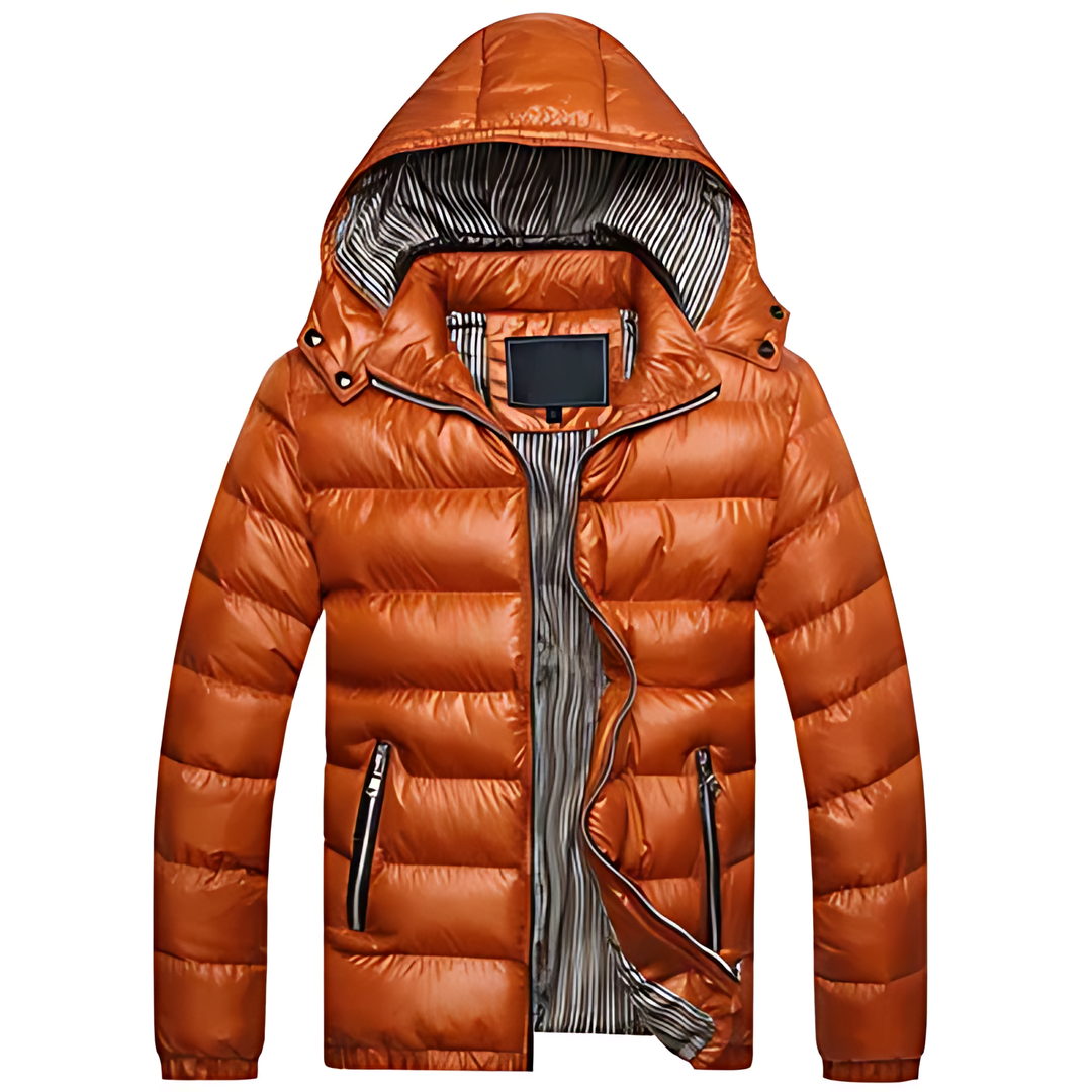 Arctic Shield: Cotton-Stuffed Winter Jacket